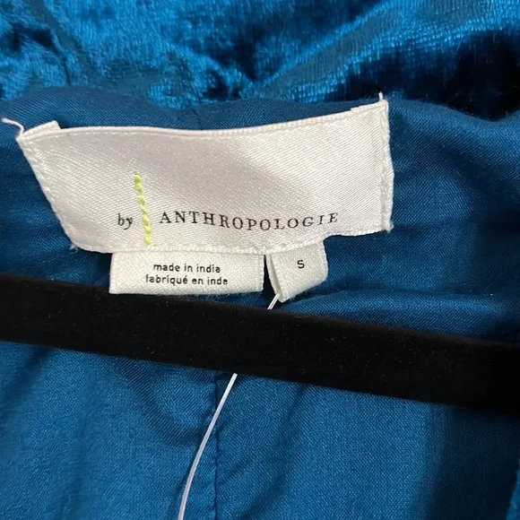 HP❤️❤️NWT Anthropologie Malin Velvet Kimono Jacket - Picture 7 of 9